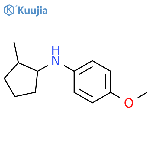 4-methoxy-N-(2-methylcyclopentyl)aniline structure