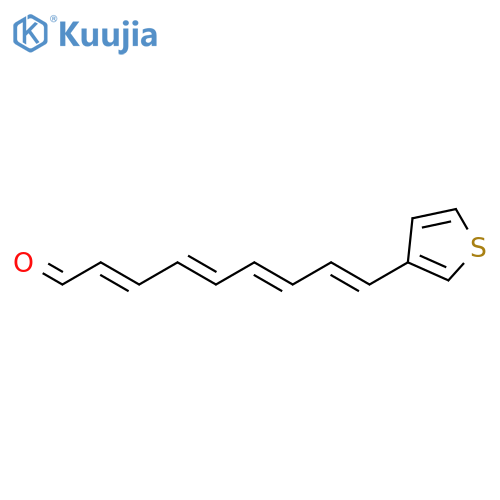 2,4,6,8-Nonatetraenal, 9-(3-thienyl)- structure
