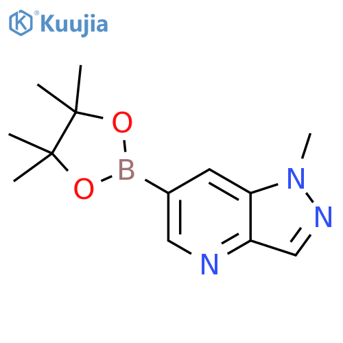 1H-Pyrazolo[4,3-b]pyridine, 1-methyl-6-(4,4,5,5-tetramethyl-1,3,2-dioxaborolan-2-yl)- structure