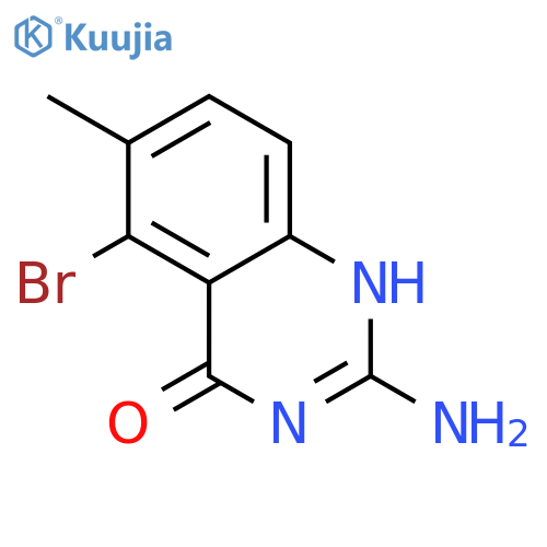 4(1H)-Quinazolinone,2-amino-5-bromo-6-methyl- structure