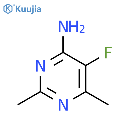 5-Fluoro-2,6-dimethylpyrimidin-4-amine structure