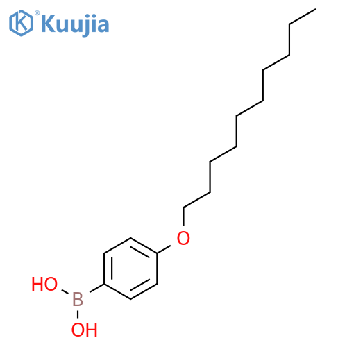 (4-(Decyloxy)phenyl)boronic acid structure