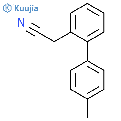 [1,1'-Biphenyl]-2-acetonitrile, 4'-methyl- structure