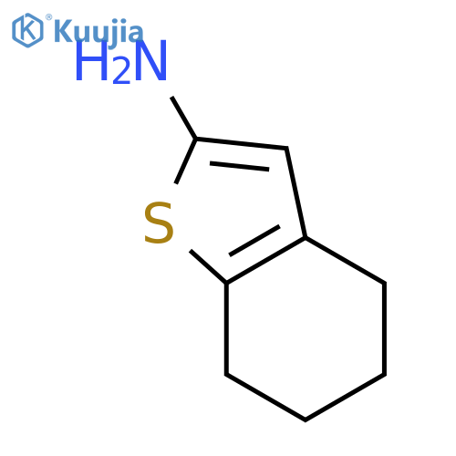 4,5,6,7-Tetrahydrobenzo[b]thiophen-2-amine structure