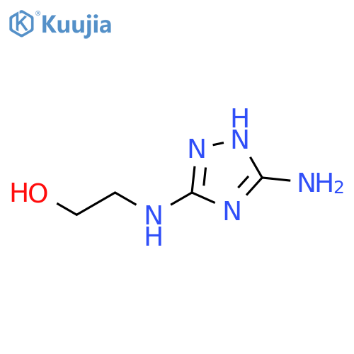 Ethanol, 2-[(5-amino-1H-1,2,4-triazol-3-yl)amino]- structure