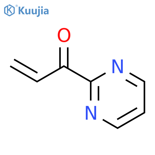 1-(pyrimidin-2-yl)prop-2-en-1-one structure