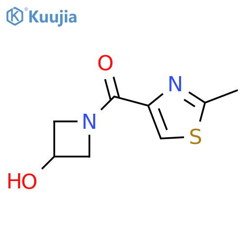 (3-hydroxyazetidin-1-yl)(2-methylthiazol-4-yl)methanone structure