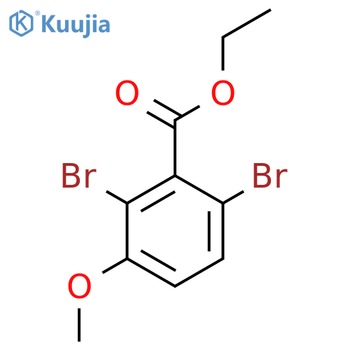 Ethyl 2,6-dibromo-3-methoxybenzoate structure