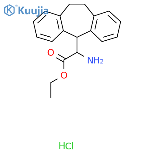 Ethyl 2-Amino-2-(10,11-Dihydro-5h-DibenzoA,D7Annulen-5-Yl)Acetate Hydrochloride structure
