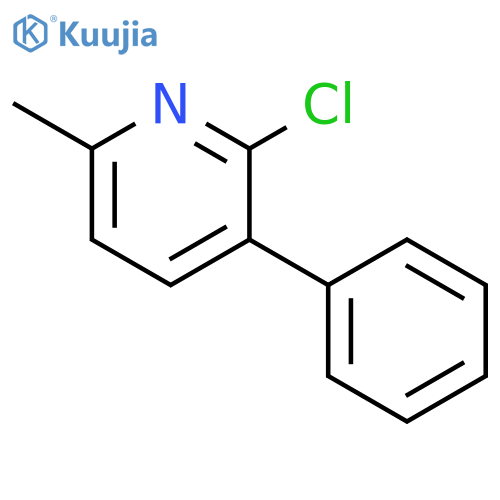 2-Chloro-6-Methyl-3-phenylpyridine structure