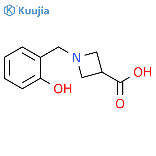 1-[(2-hydroxyphenyl)methyl]azetidine-3-carboxylic acid structure