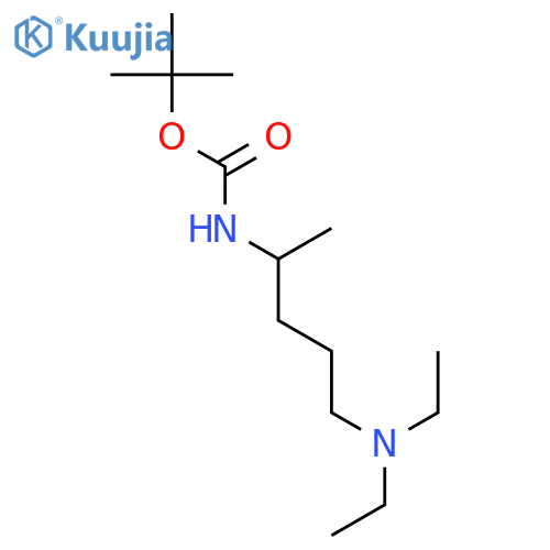 tert-Butyl (5-(diethylamino)pentan-2-yl)carbamate structure