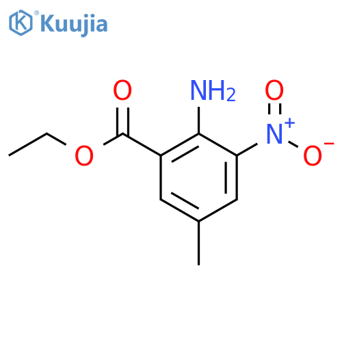 Ethyl 2-amino-5-methyl-3-nitrobenzoate structure