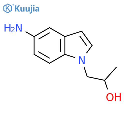 1-(5-Amino-1h-indol-1-yl)propan-2-ol structure