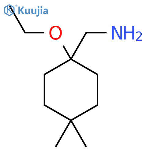 (1-Ethoxy-4,4-dimethylcyclohexyl)methanamine structure