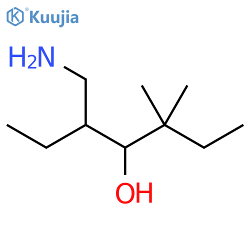 4-Heptanol, 5-(aminomethyl)-3,3-dimethyl- structure