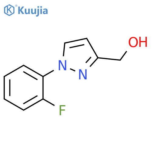 1-(2-fluorophenyl)-1H-pyrazol-3-ylmethanol structure