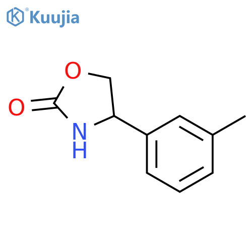4-(3-methylphenyl)-1,3-oxazolidin-2-one structure