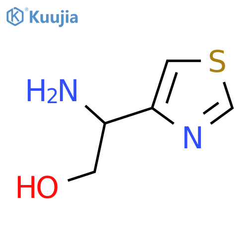 2-Amino-2-(1,3-thiazol-4-yl)ethan-1-ol structure