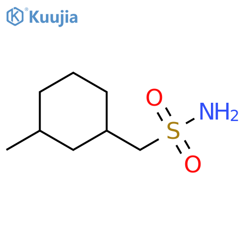 (3-methylcyclohexyl)methanesulfonamide structure
