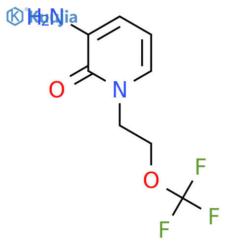 3-amino-1-2-(trifluoromethoxy)ethyl-1,2-dihydropyridin-2-one structure