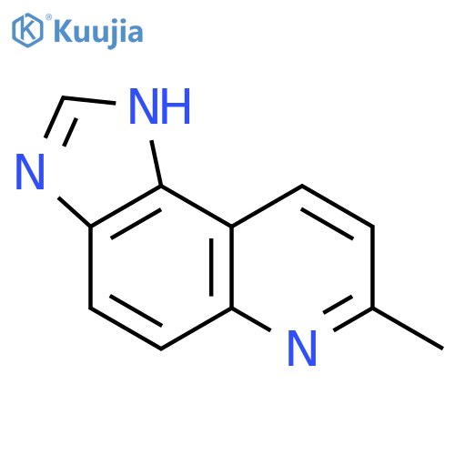 1H-Imidazo[4,5-f]quinoline,7-methyl- structure