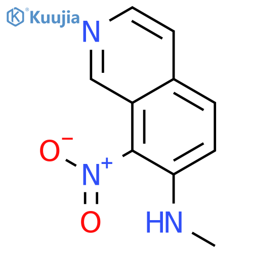 N-Methyl-8-nitro-7-isoquinolinamine structure