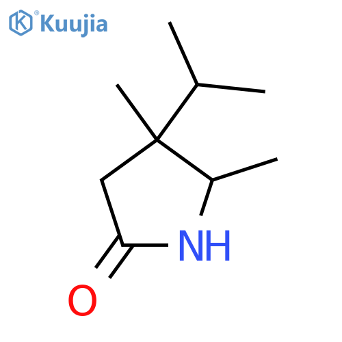 4,5-Dimethyl-4-(propan-2-yl)pyrrolidin-2-one structure