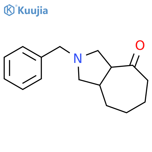 2-benzyl-decahydrocycloheptacpyrrol-4-one structure