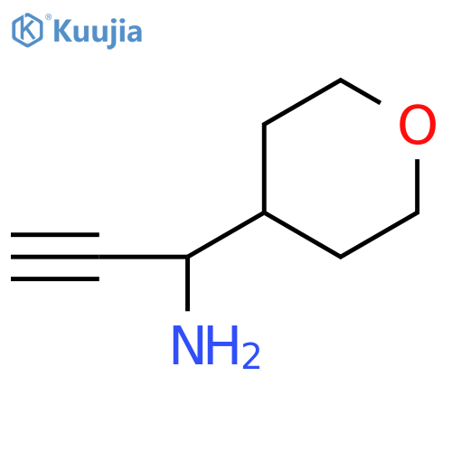 1-(oxan-4-yl)prop-2-yn-1-amine structure