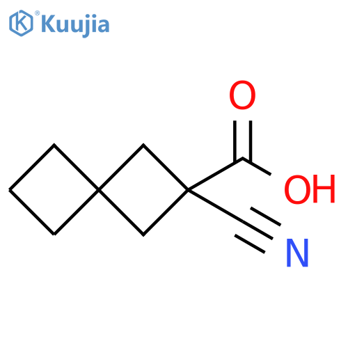 2-cyanospiro[3.3]heptane-2-carboxylic acid structure