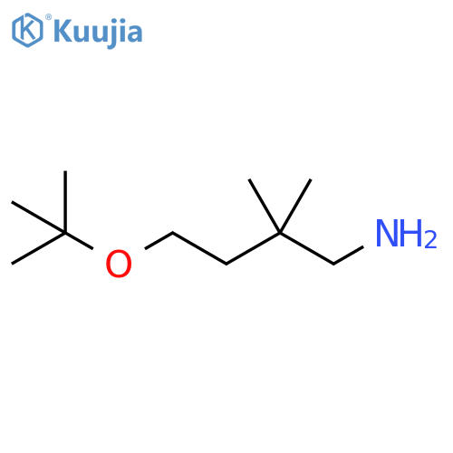 4-(tert-butoxy)-2,2-dimethylbutan-1-amine structure