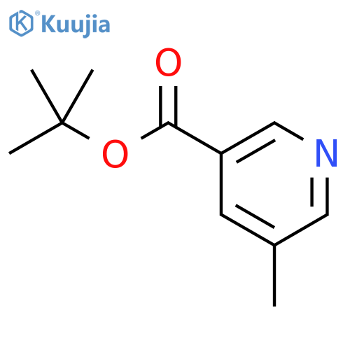 tert-butyl 5-methylpyridine-3-carboxylate structure