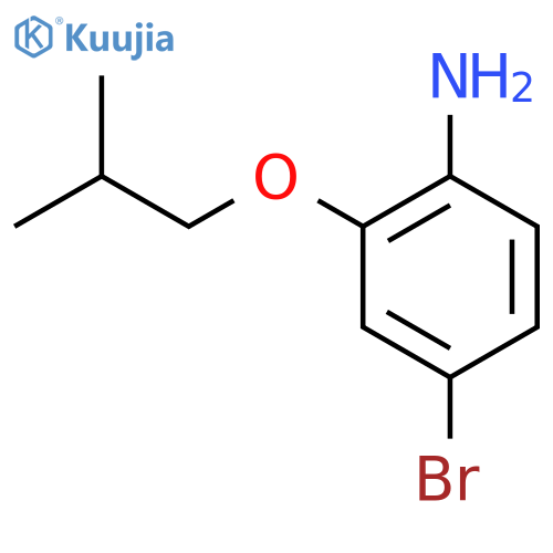 4-bromo-2-(2-methylpropoxy)aniline structure