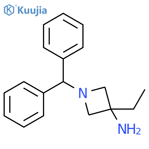 1-(DIPHENYLMETHYL)-3-ETHYL-3-AZETIDINAMINE structure