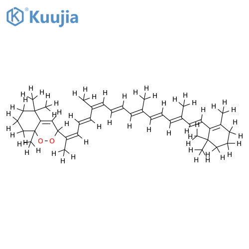 Beta-Carotene 5,8-endoperoxide structure