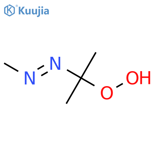 Diazene,1-(1-hydroperoxy-1-methylethyl)-2-methyl- structure