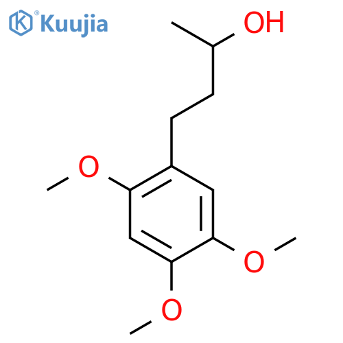 4-(2,4,5-trimethoxyphenyl)butan-2-ol structure