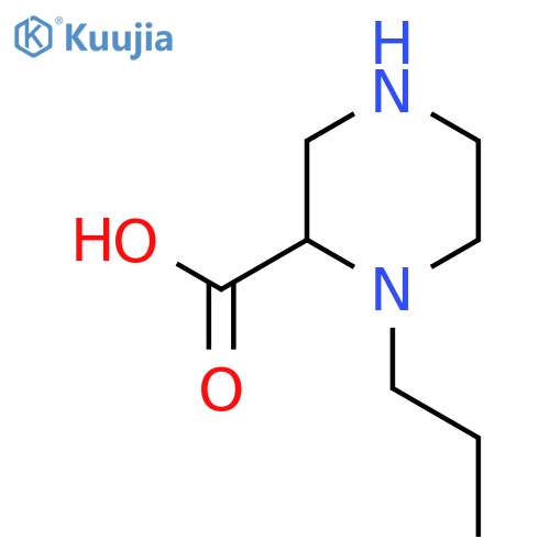1-Propylpiperazine-2-carboxylic acid structure
