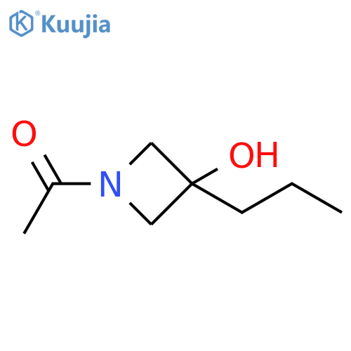 1-(3-hydroxy-3-propylazetidin-1-yl)ethan-1-one structure