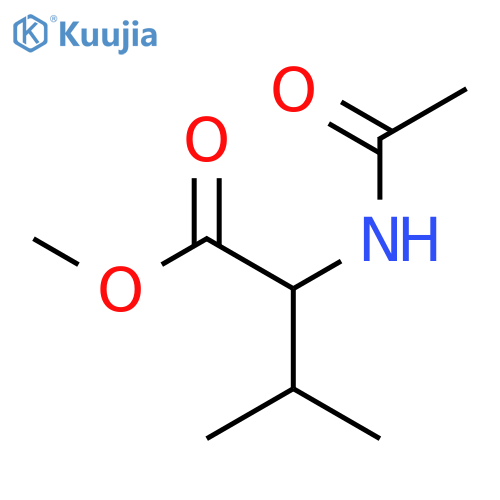 methyl N-acetylvalinate structure