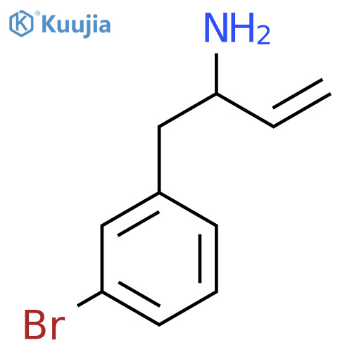 1-(3-Bromophenyl)but-3-en-2-amine structure