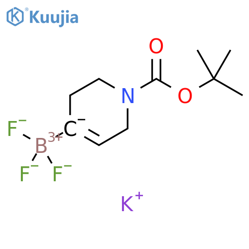 potassium;(1-tert-butoxycarbonyl-3,6-dihydro-2H-pyridin-4-yl)-trifluoro-boranuide structure