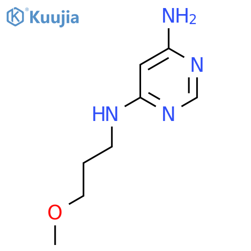 N4-(3-Methoxypropyl)pyrimidine-4,6-diamine structure