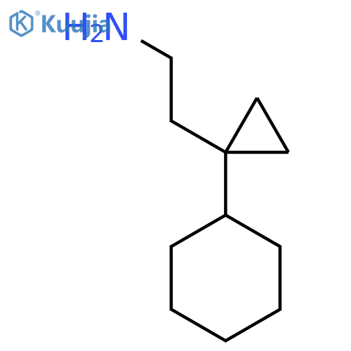 2-(1-cyclohexylcyclopropyl)ethan-1-amine structure
