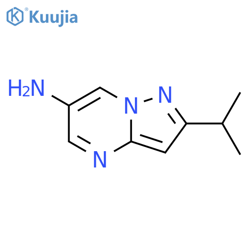 2-(propan-2-yl)pyrazolo1,5-apyrimidin-6-amine structure