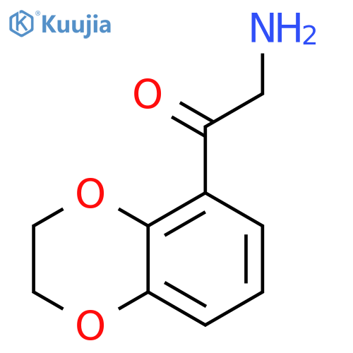 2-amino-1-(2,3-dihydro-1,4-benzodioxin-5-yl)ethan-1-one structure