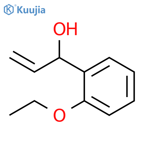 1-(2-ethoxyphenyl)prop-2-en-1-ol structure