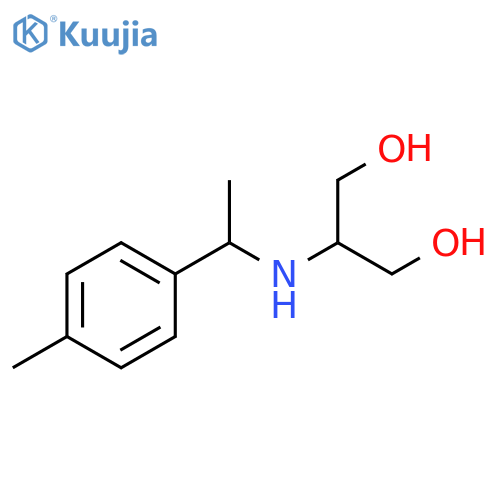 2-{1-(4-methylphenyl)ethylamino}propane-1,3-diol structure
