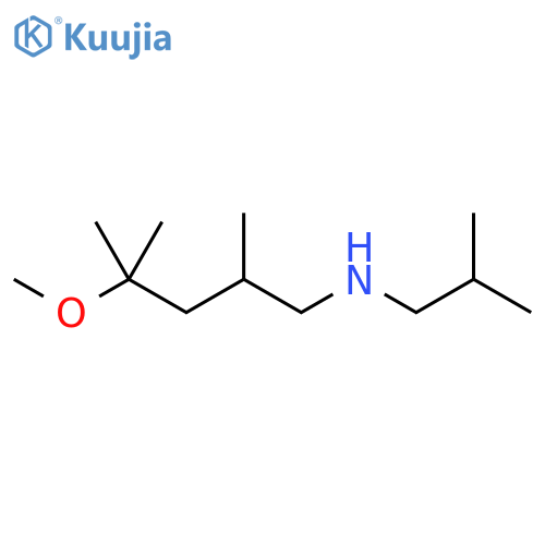 1-Pentanamine, 4-methoxy-2,4-dimethyl-N-(2-methylpropyl)- structure